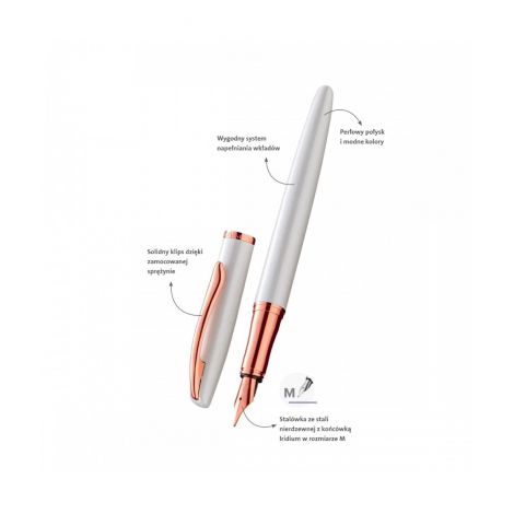 Pióro wieczne Pelikan Jazz M, Pearl - 5